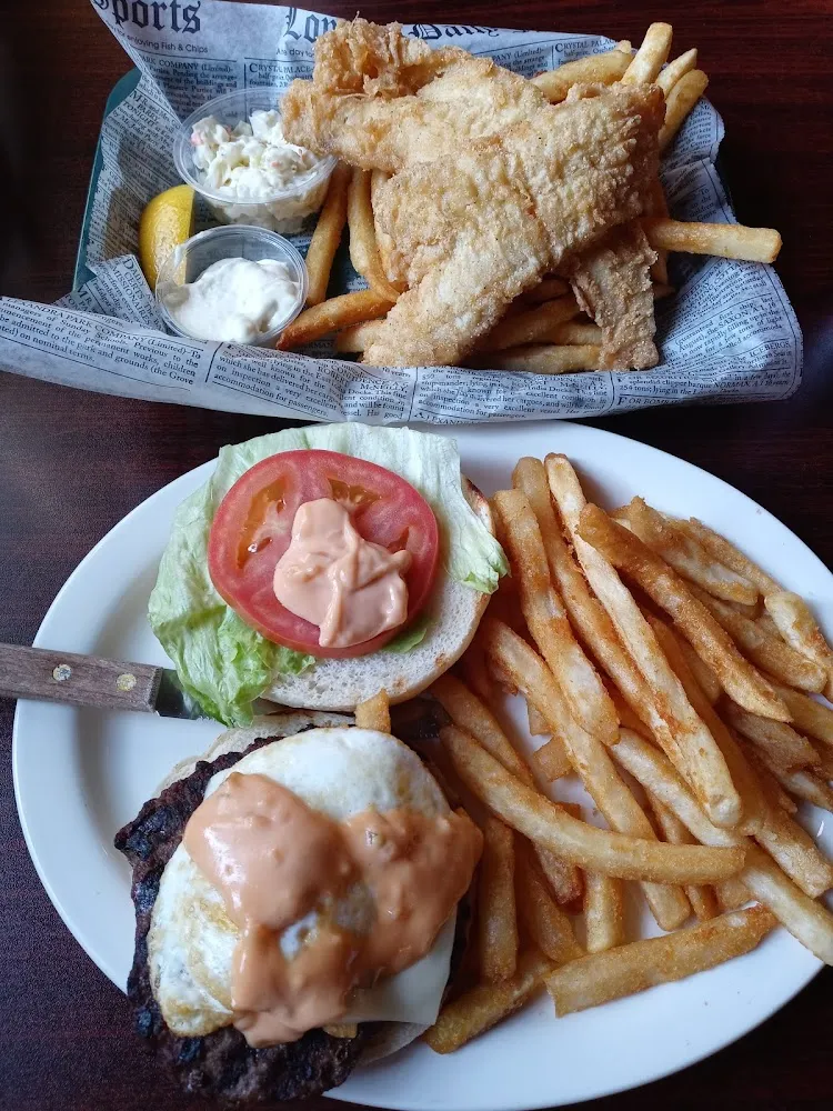 Burger and Fries